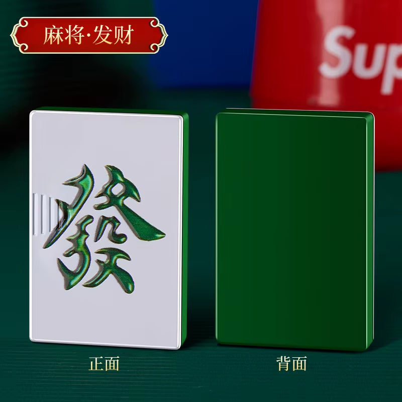 Creative Tungsten Wire USB Windproof Lighter for Metal Playing Card Charging High End Festival Gift Smoking Accessories Tool