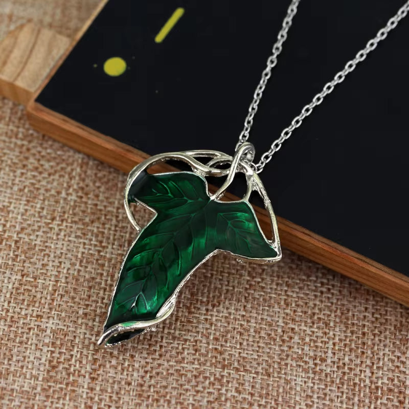 Lord Rings Arwen Evenstar Necklace the Elves Princess Fashion Crystal Cubic Zirconia Stone Pendant for Women Wedding Gifts