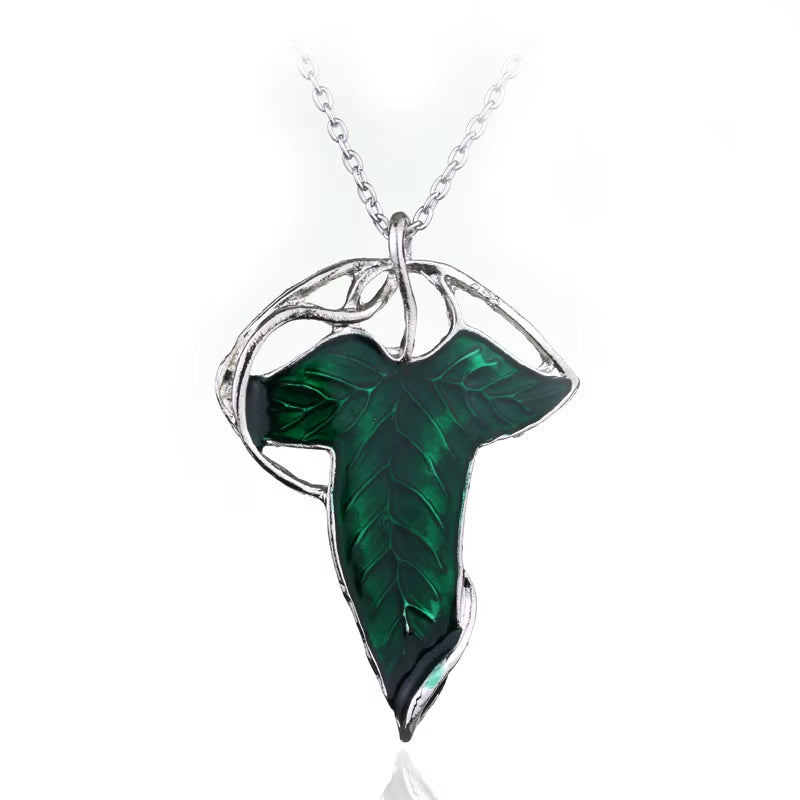 Lord Rings Arwen Evenstar Necklace the Elves Princess Fashion Crystal Cubic Zirconia Stone Pendant for Women Wedding Gifts