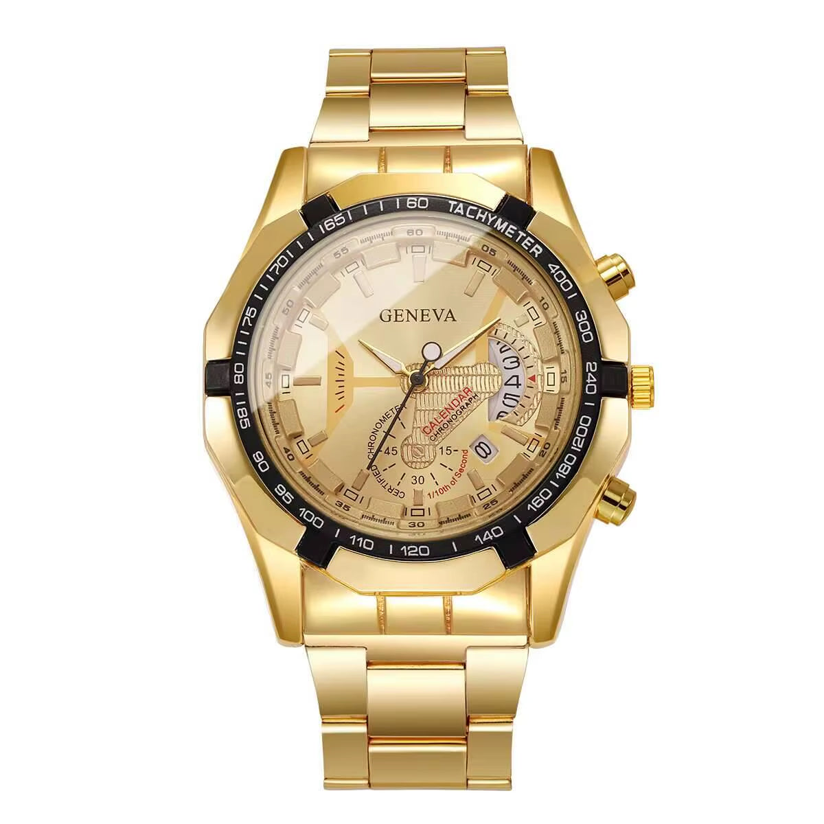 Luxury Men Business Watches Fashion Large Dial Calendar Quartz Watch Reloj Hombre（Without Box）