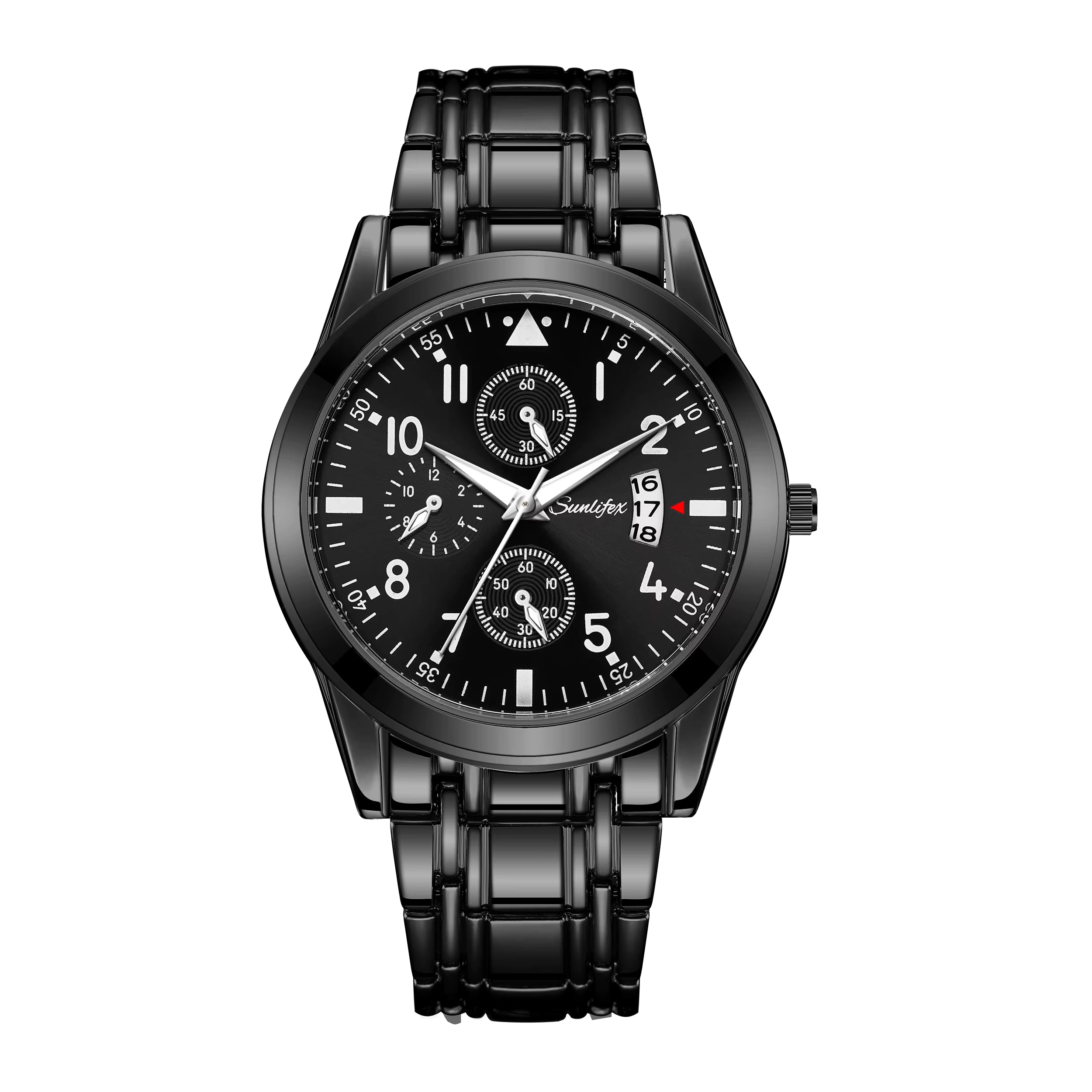 Brand Men'S Watches Business Quartz-Watch Luminous Waterproof Steel Strap Relogios Masculinos