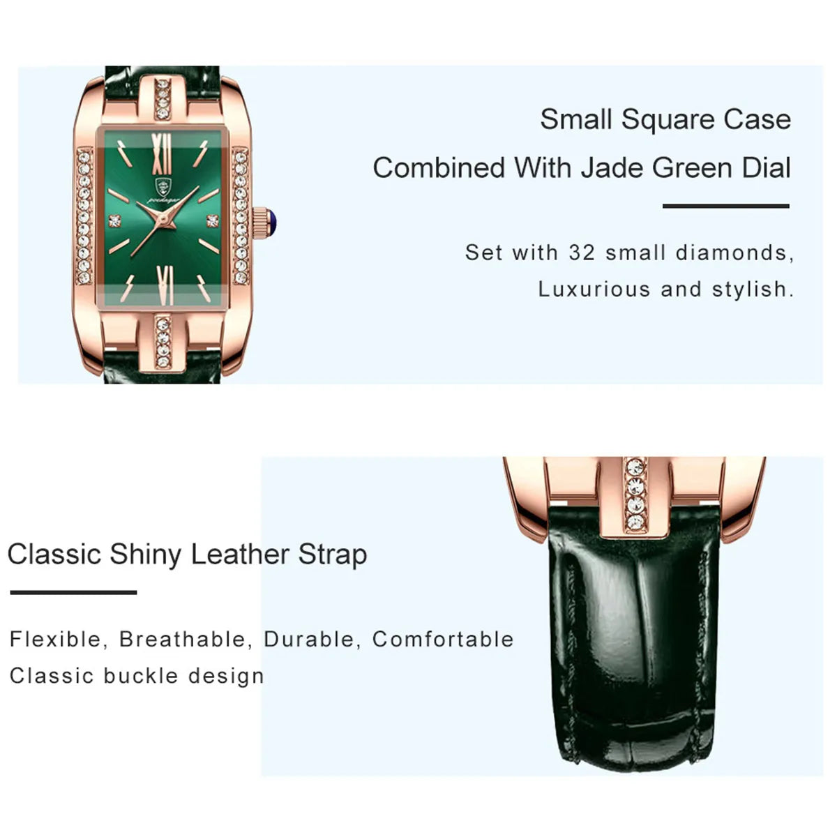 Fashion Quartz Watch Female Luxury Elegant Clock Waterproof Leather Band Creative Diamond Women Watch Montre Femme Gift