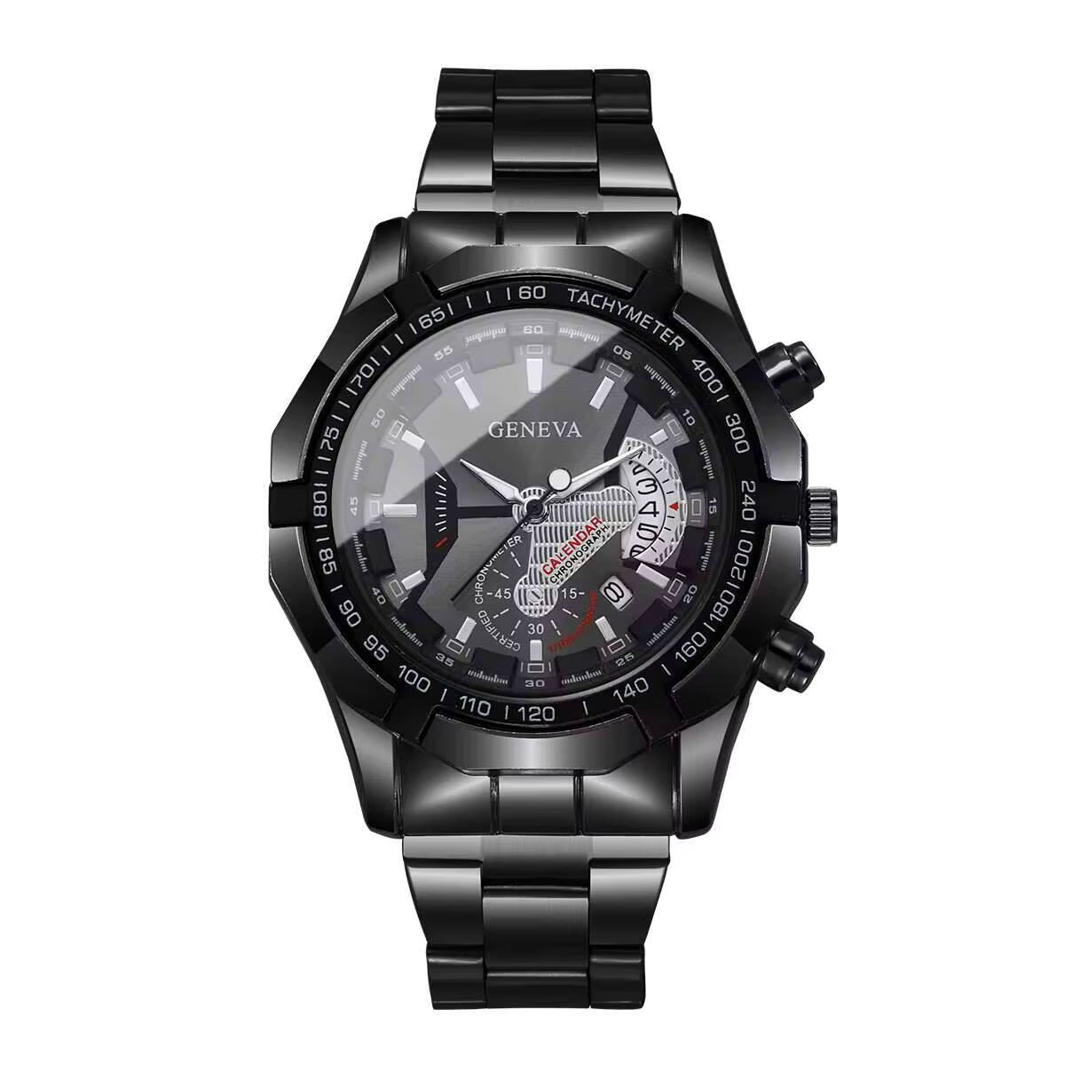 Luxury Men Business Watches Fashion Large Dial Calendar Quartz Watch Reloj Hombre（Without Box）