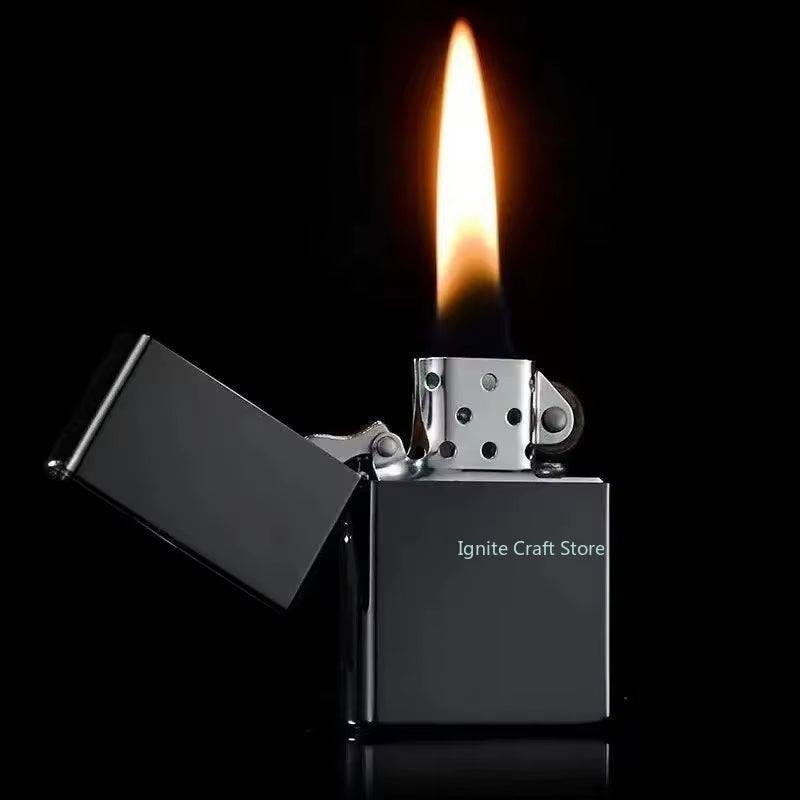 2025 New Kerosene Lighter Windproof Cigarette Accessories Men'S Gift Can Be DIY