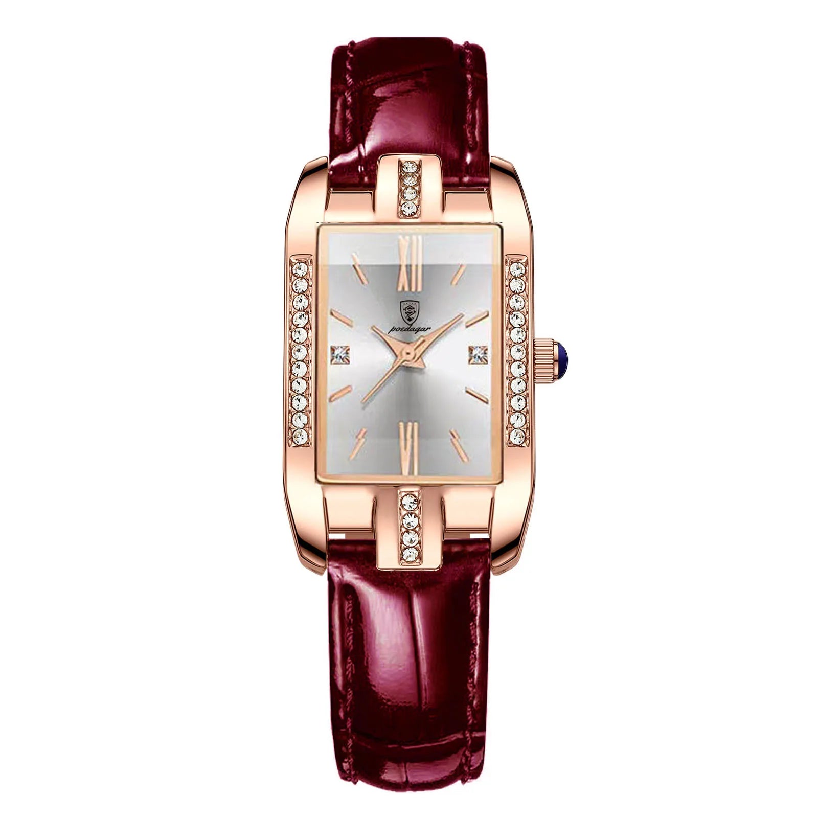 Fashion Quartz Watch Female Luxury Elegant Clock Waterproof Leather Band Creative Diamond Women Watch Montre Femme Gift