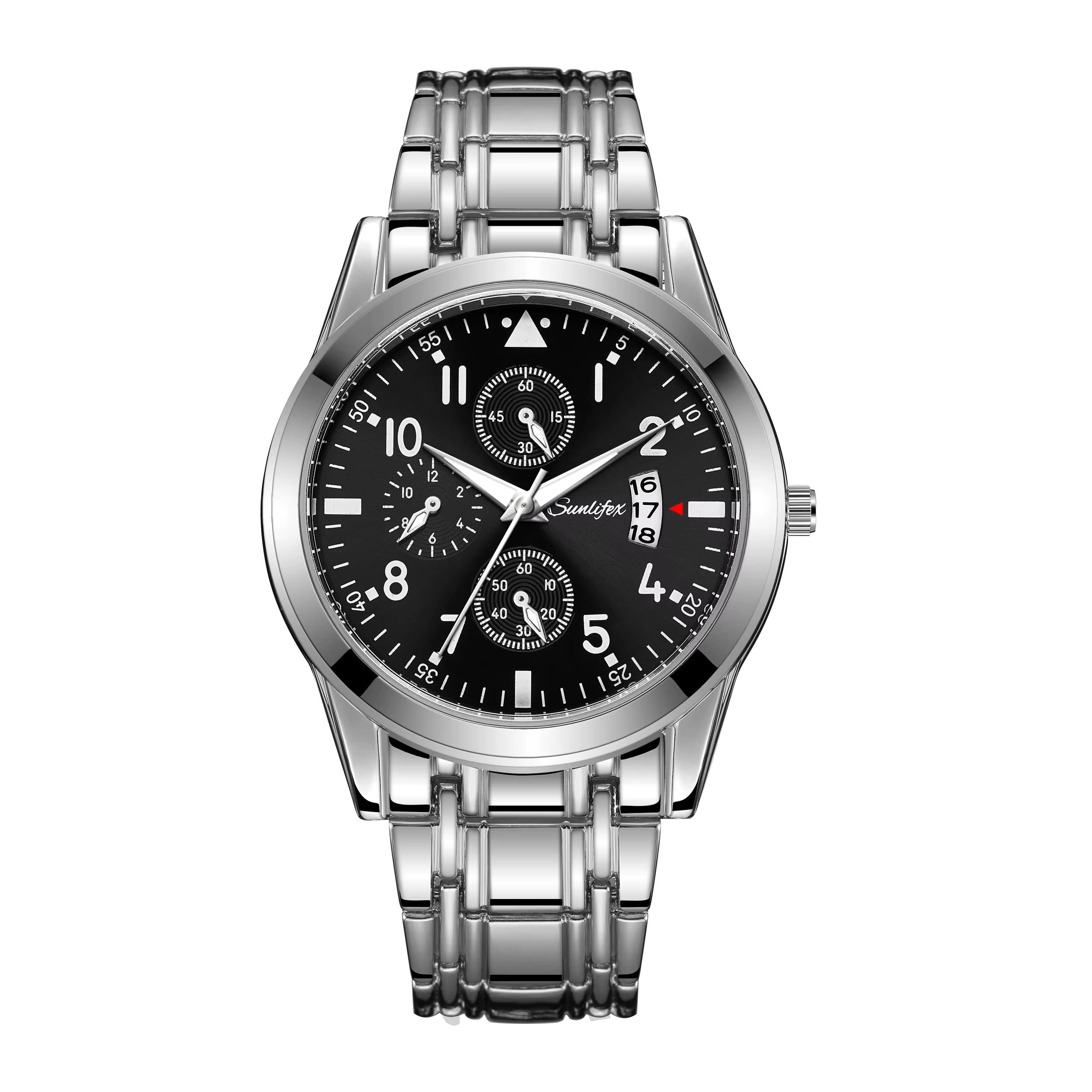 Brand Men'S Watches Business Quartz-Watch Luminous Waterproof Steel Strap Relogios Masculinos