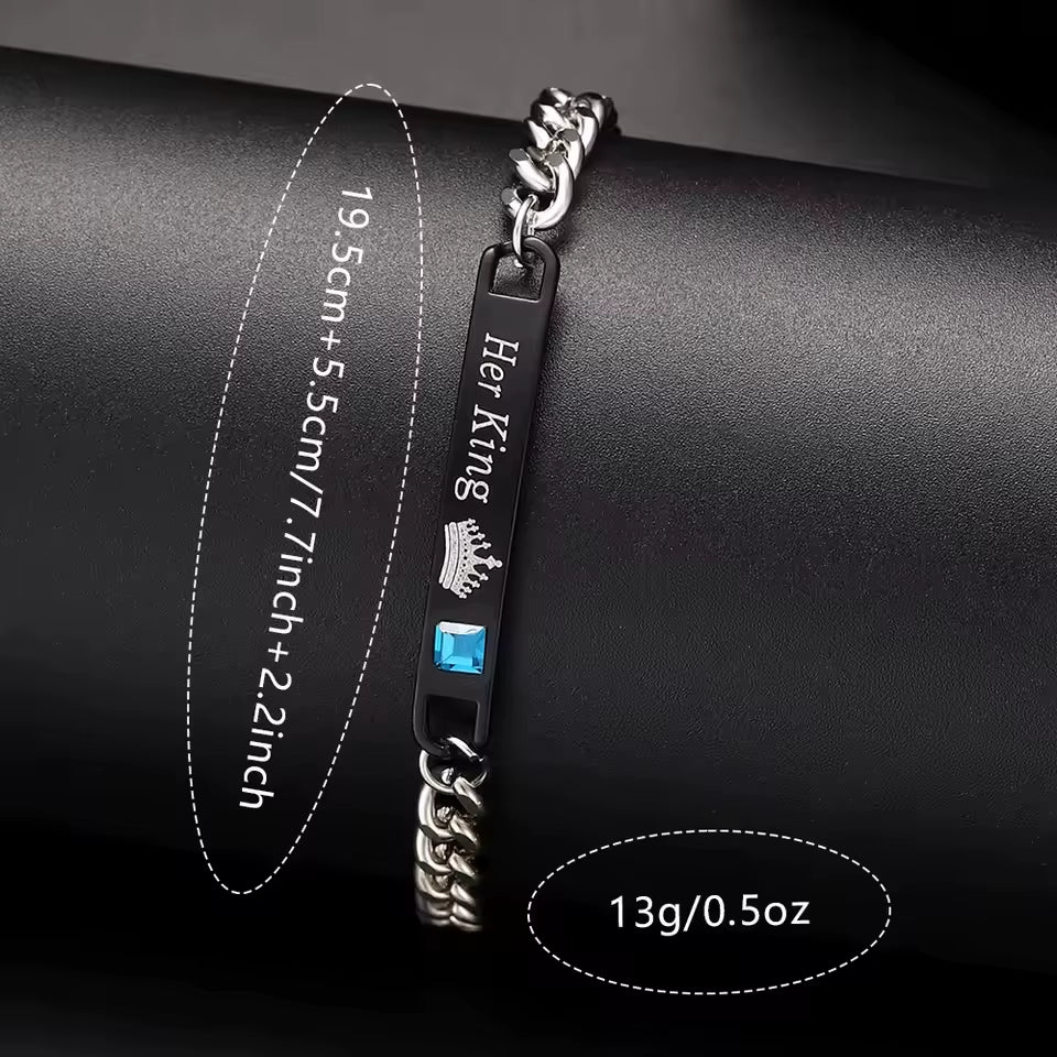 2PCS Men'S Quartz Watch Set Fashion Trend Digital Scale Dial Quartz Watch Bracelet Jewelry Set Suitable for Festival Gifts