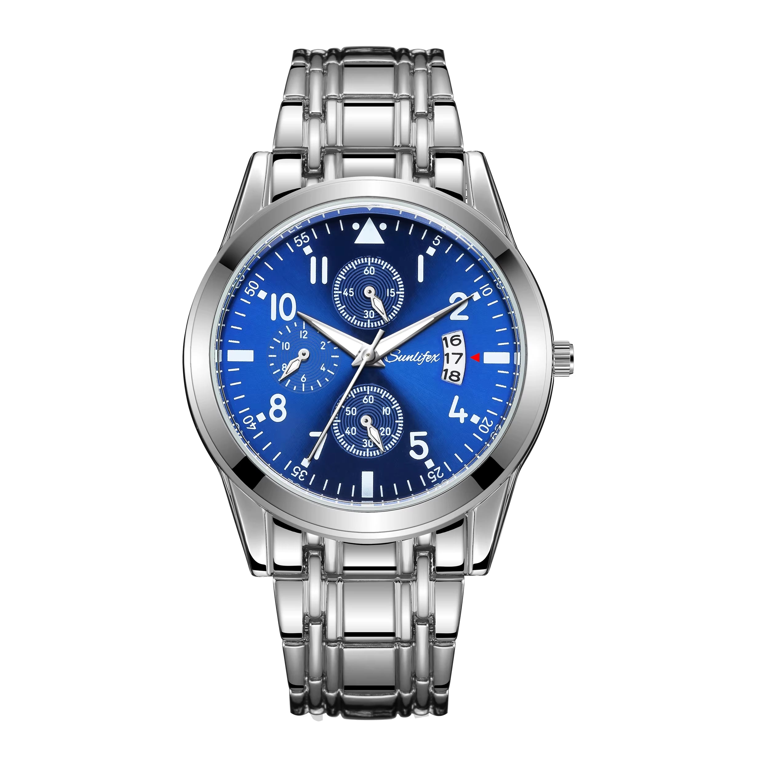 Brand Men'S Watches Business Quartz-Watch Luminous Waterproof Steel Strap Relogios Masculinos